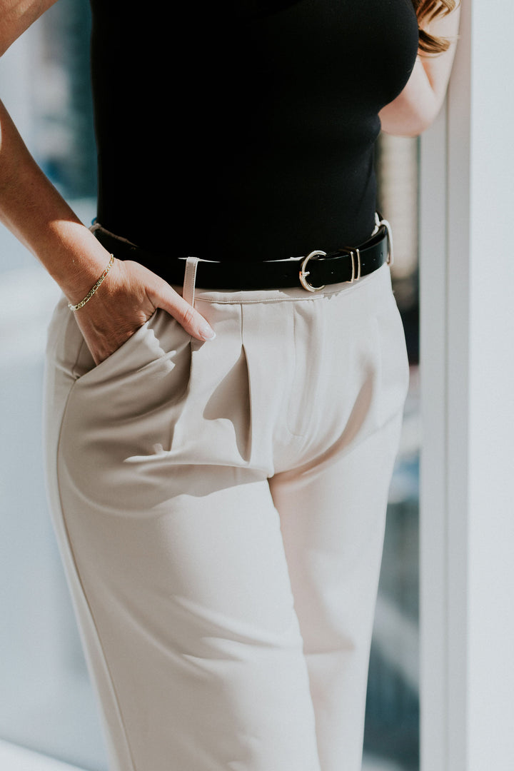 Elevated Comfort Tall Work Pants | Tan Tan The Elevated Closet