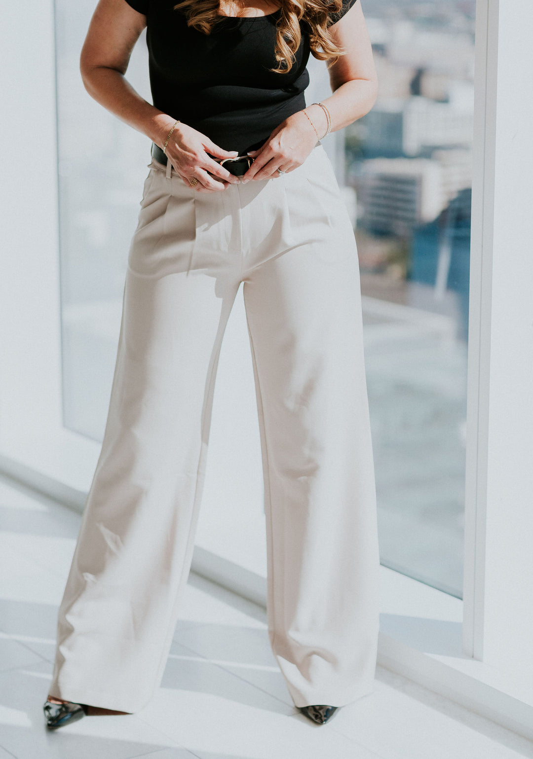 Elevated Comfort Tall Work Pants | Tan The Elevated Closet