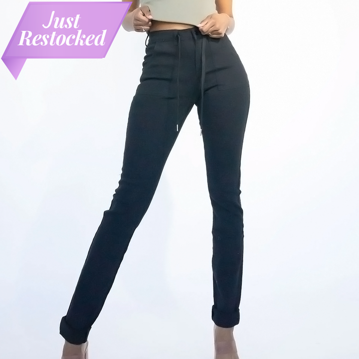 Tall Denim Joggers | Black The Elevated Closet