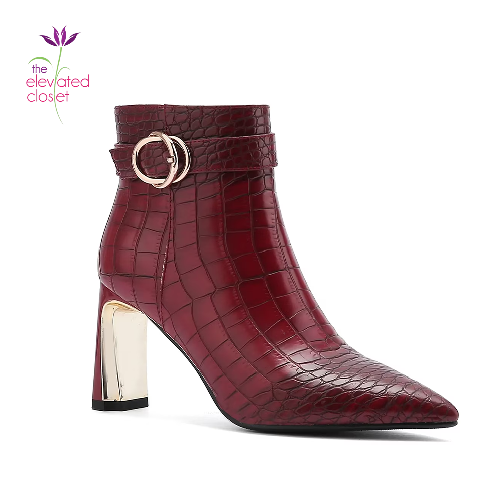 Ninety Union Groovy Bootie Red The Elevated Closet