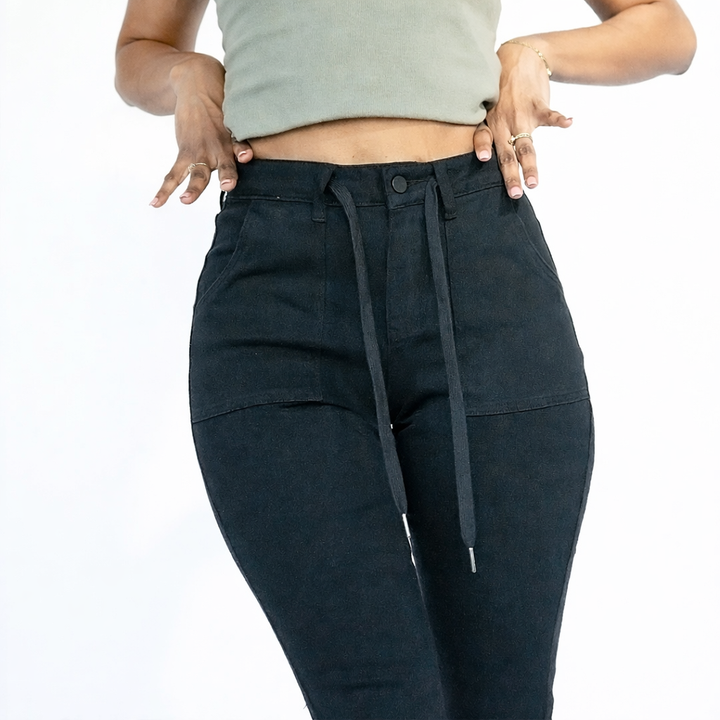 Tall Denim Joggers | Black The Elevated Closet