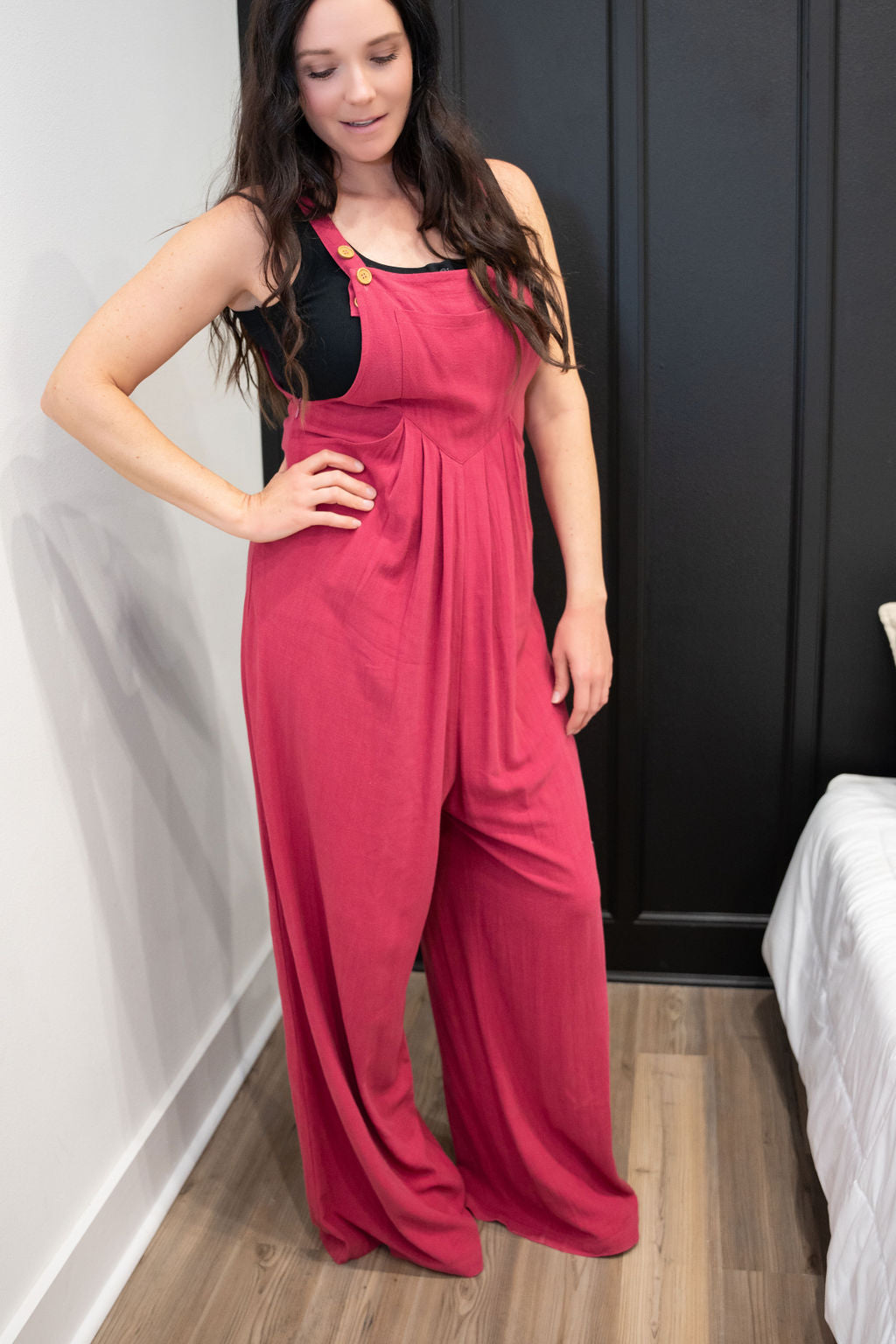 Tall Kami Overall Jumpsuit | Raspberry Raspberry The Elevated Closet