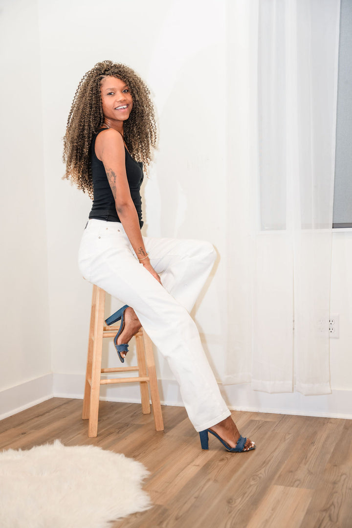 The 90's Tall Boyfriend Jeans | White The Elevated Closet