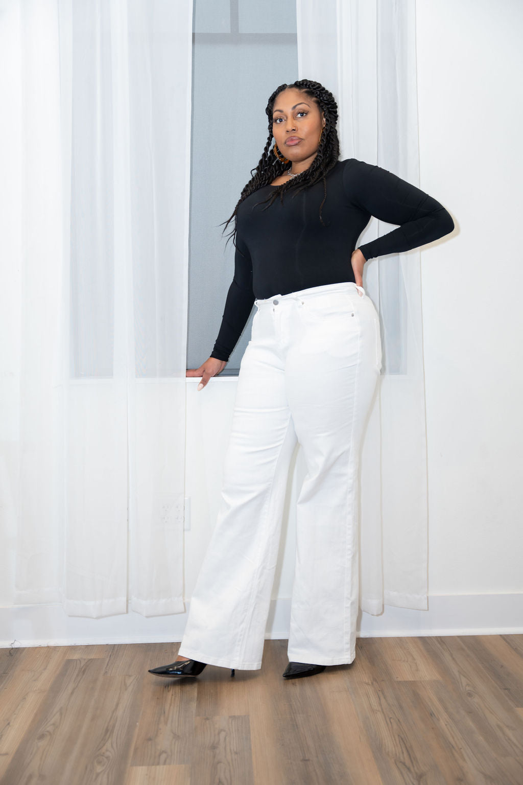 The 90's Tall Boyfriend Jeans | White 38 38 The Elevated Closet