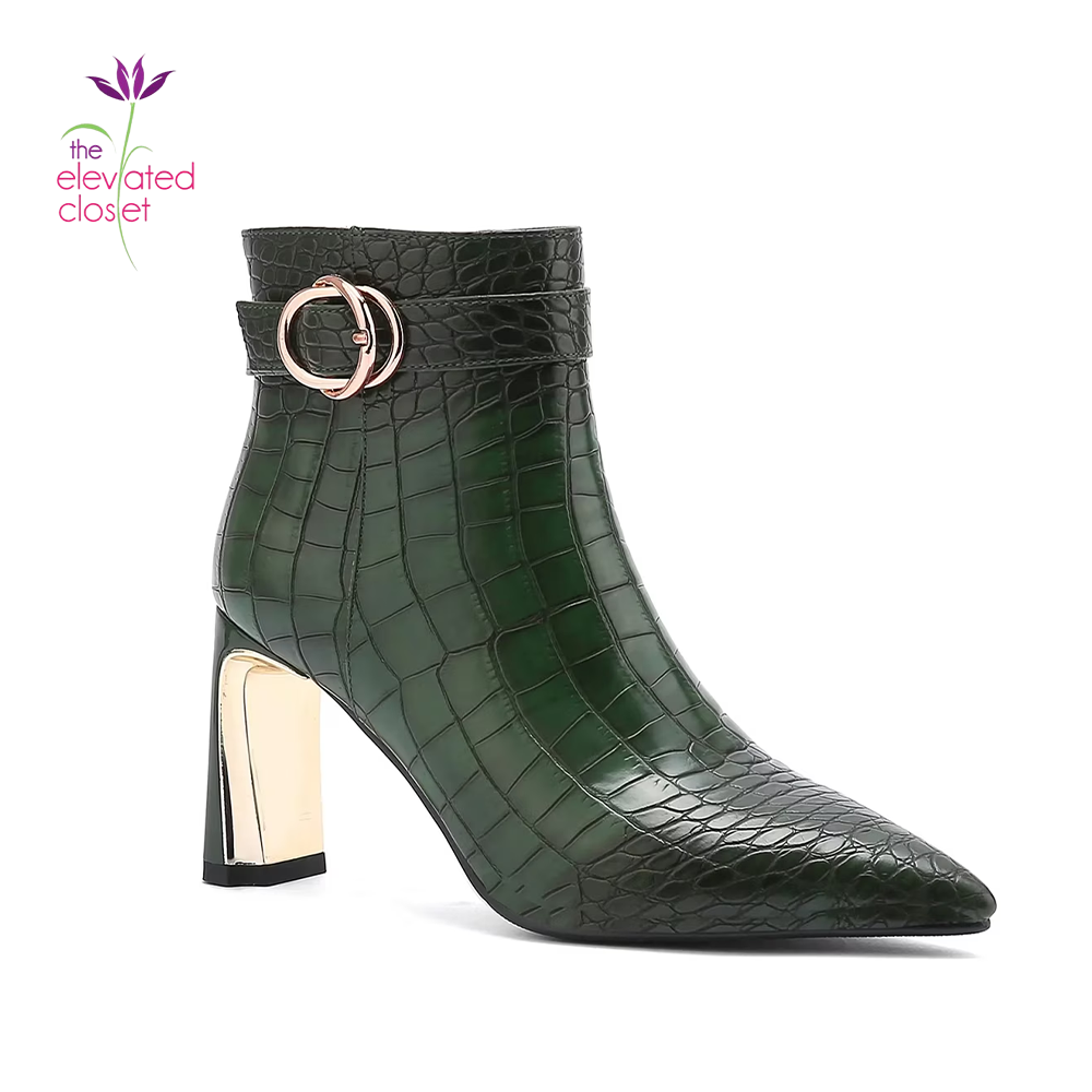 Ninety Union Groovy Bootie Green The Elevated Closet