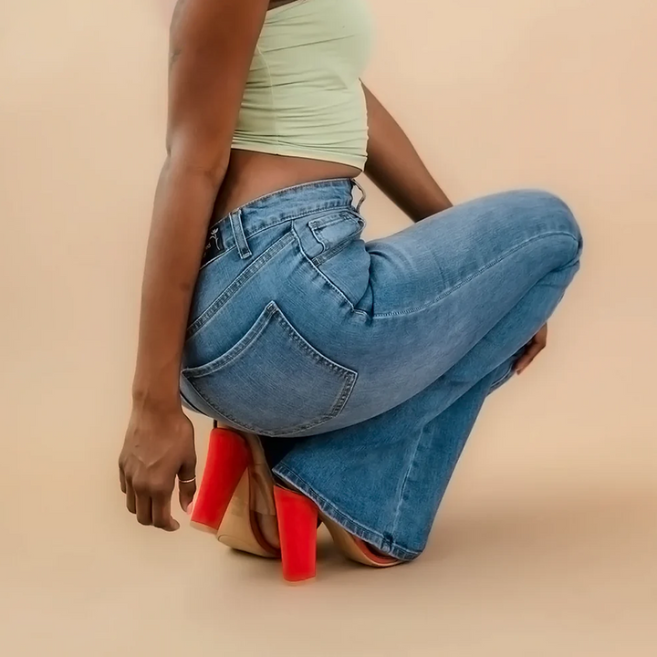 Tall Alicia Flare Jeans The Elevated Closet