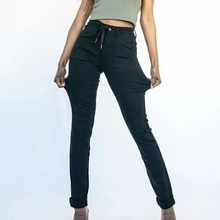 Tall Denim Joggers | Black The Elevated Closet