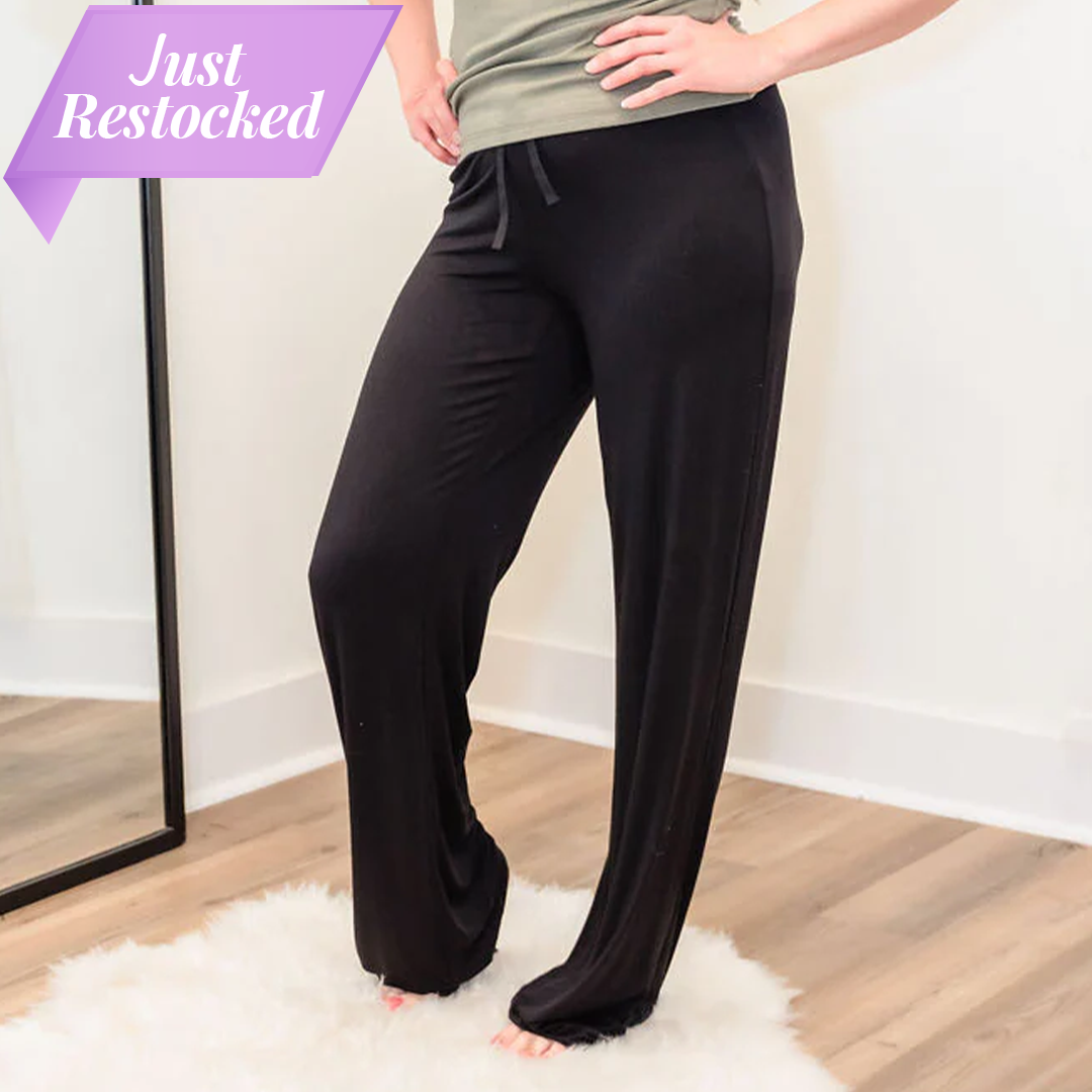 Tall Modal Pajama Bottoms | Black The Elevated Closet