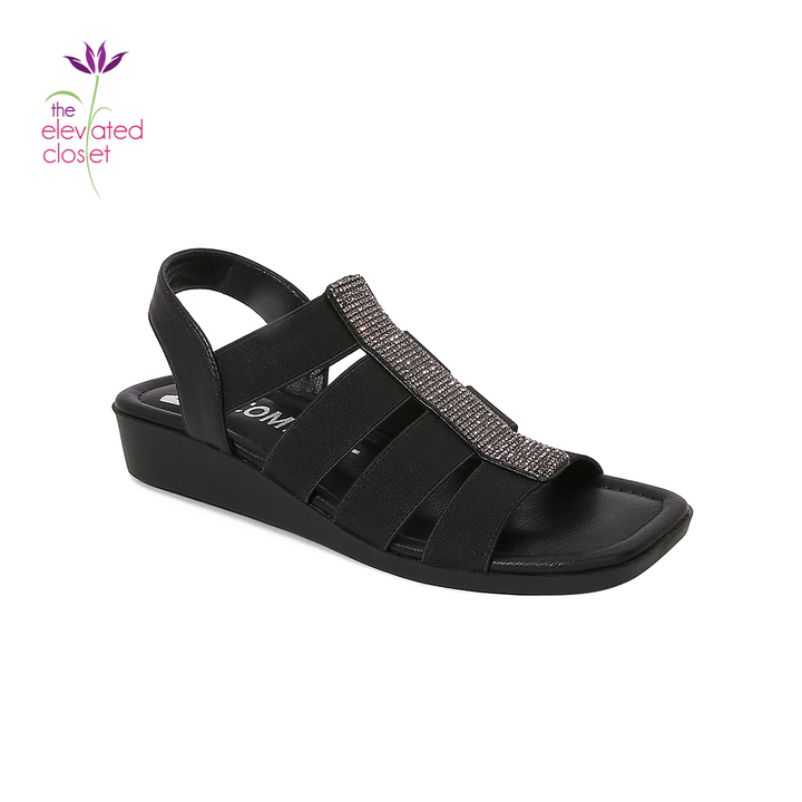 Sunset | Sandals Black The Elevated Closet