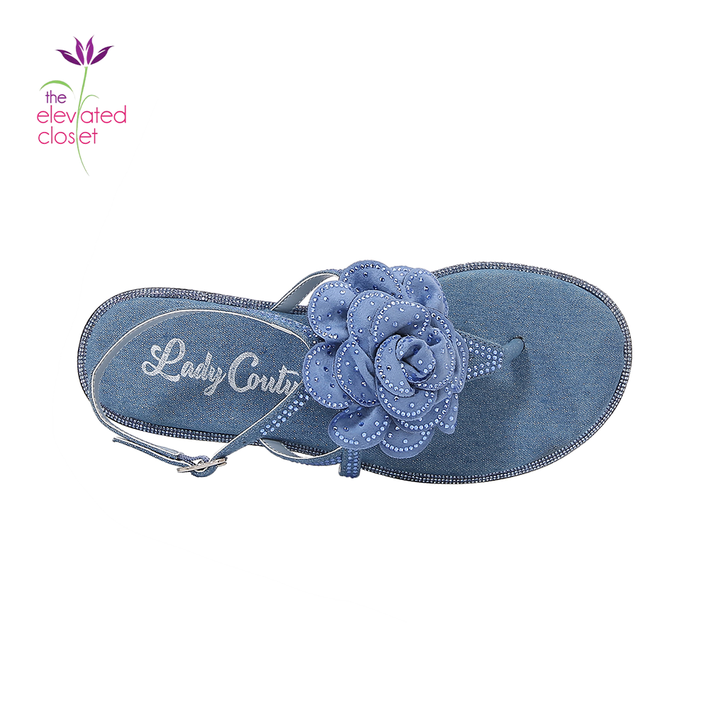 Maui | Sandals Blue Denim The Elevated Closet