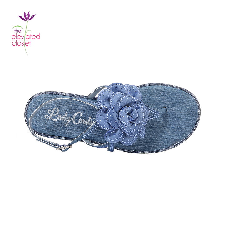 Maui | Sandals Blue Denim The Elevated Closet