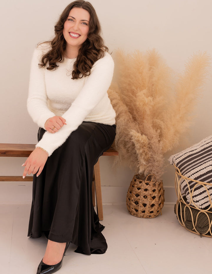 Tall Satin Maxi Skirt | Black The Elevated Closet