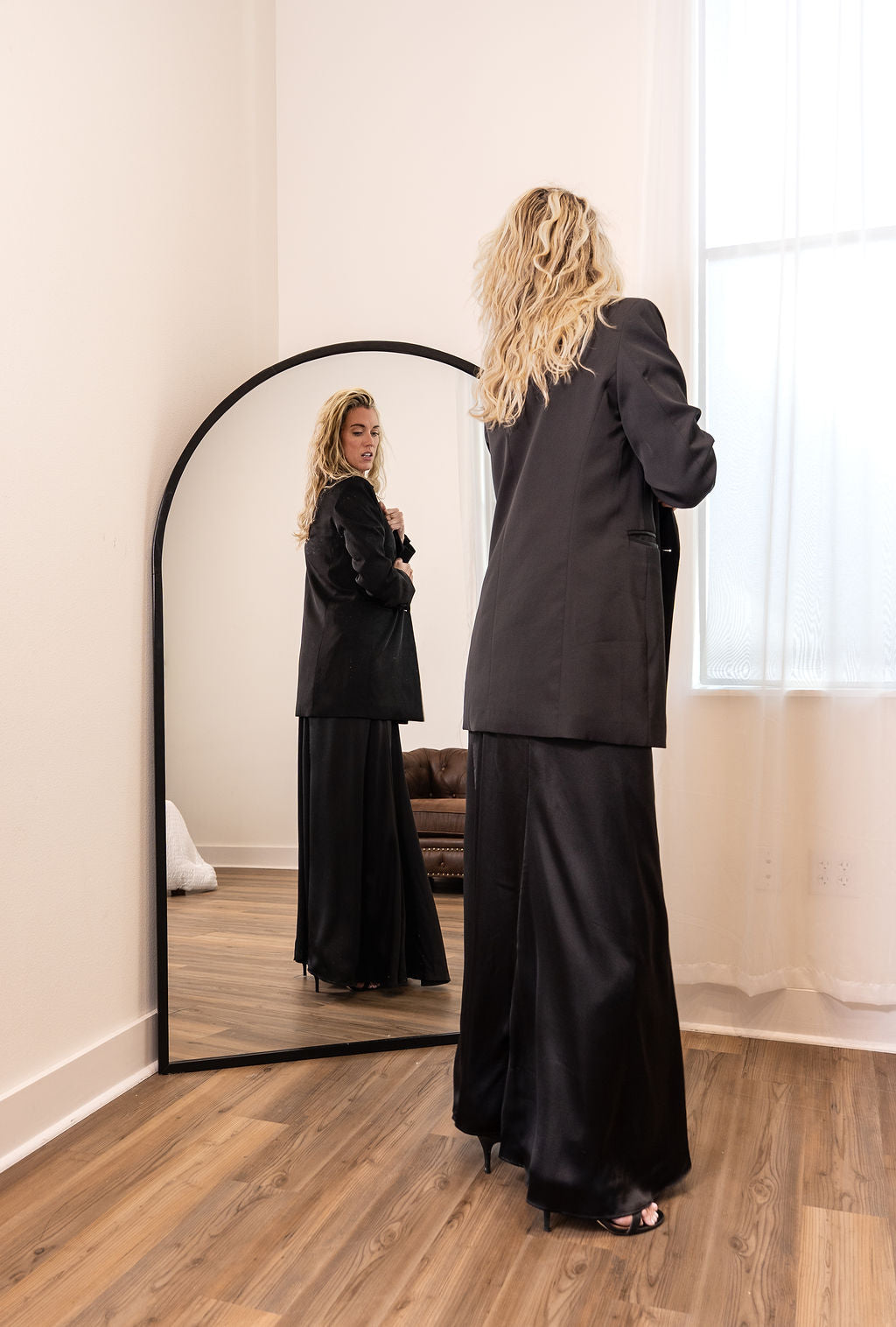 Tall Satin Maxi Skirt | Black The Elevated Closet