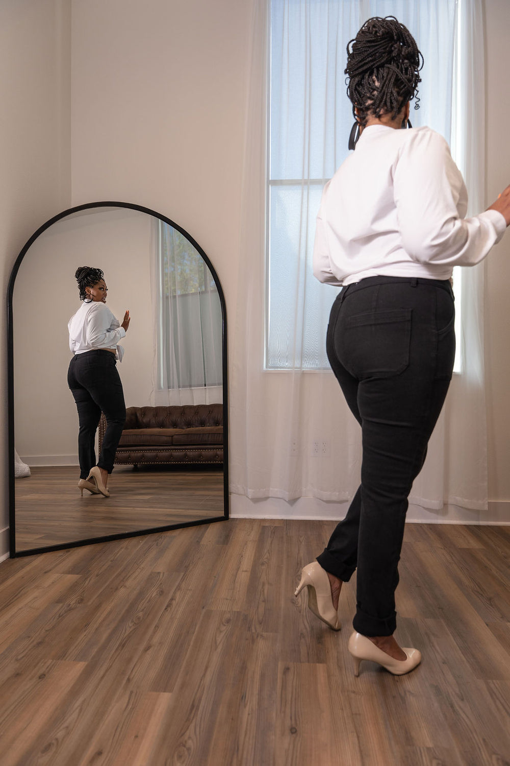 Tall Denim Joggers | Black The Elevated Closet