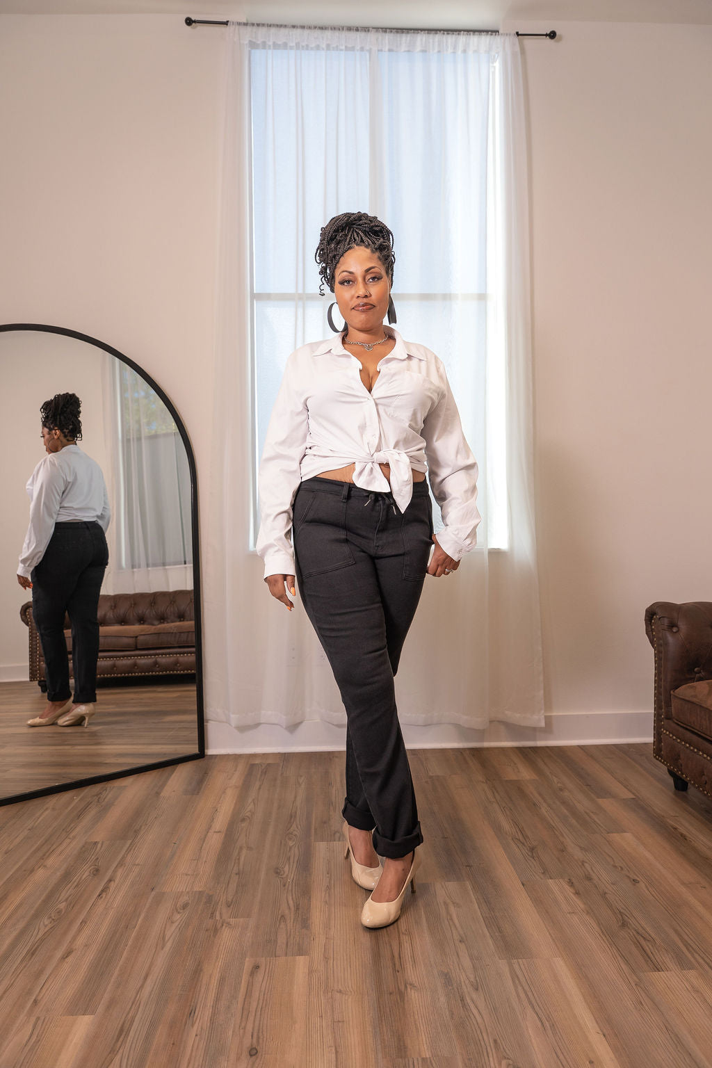 Tall Boyfriend Button-Up Shirt The Elevated Closet