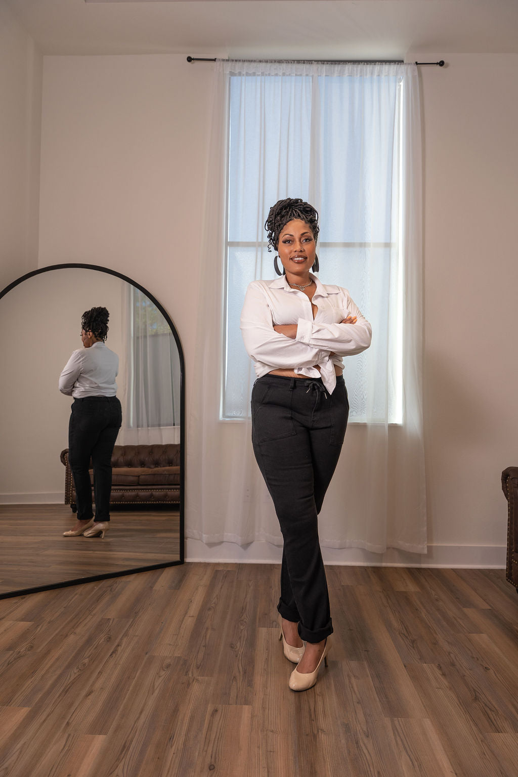 Tall Denim Joggers | Black The Elevated Closet