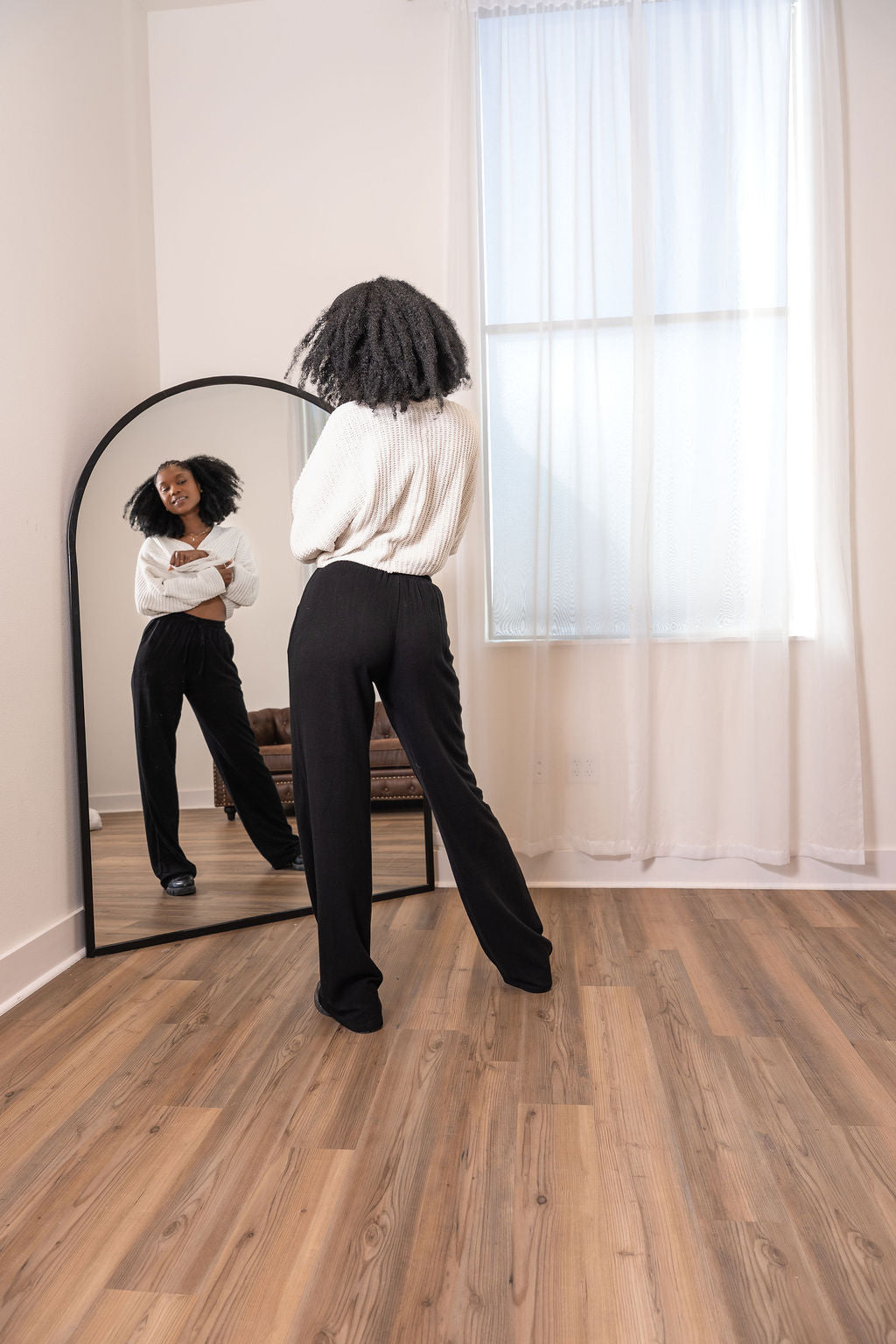 Tall Linen Blend Pants | Black The Elevated Closet