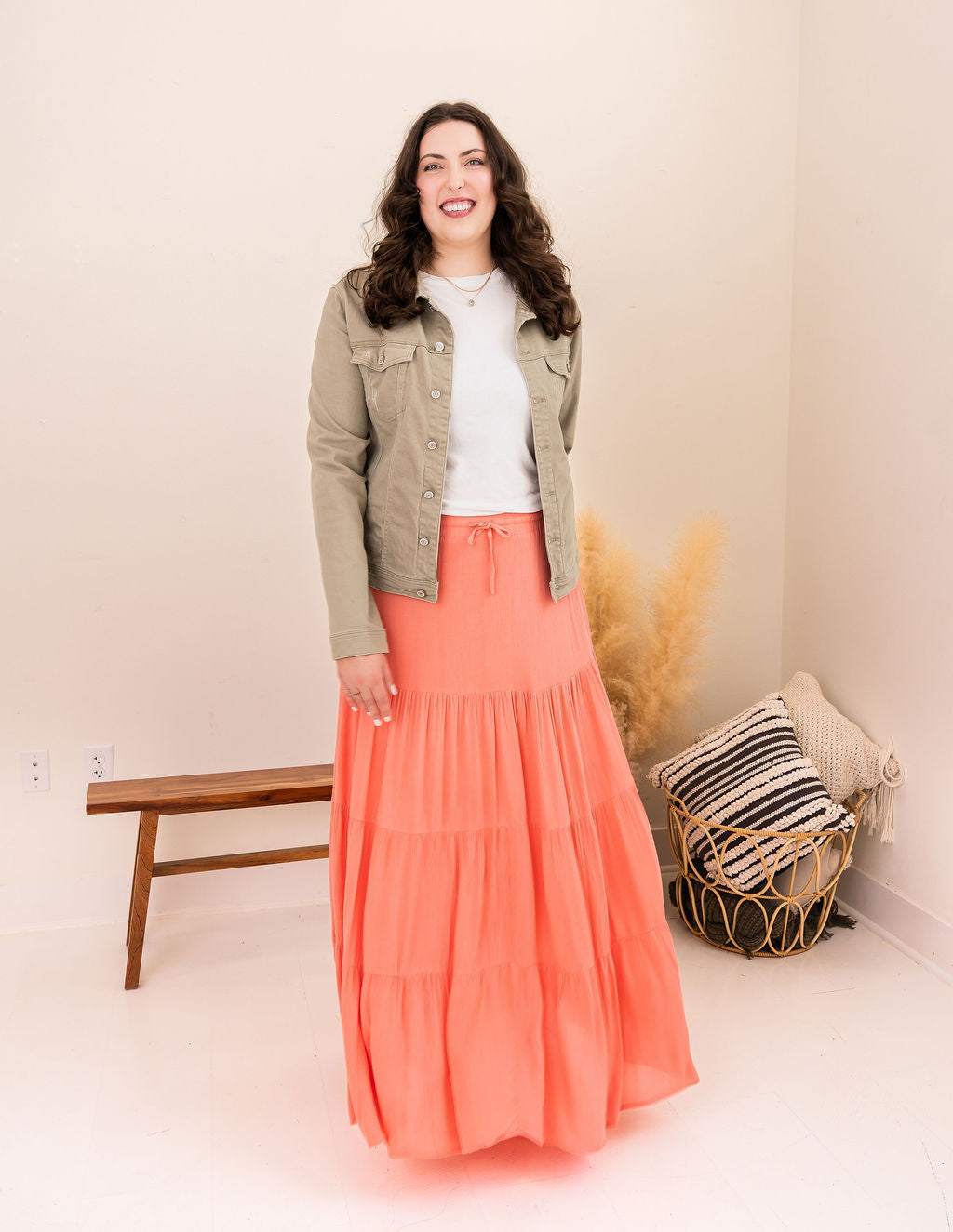 Tall Tiered Maxi Skirt The Elevated Closet