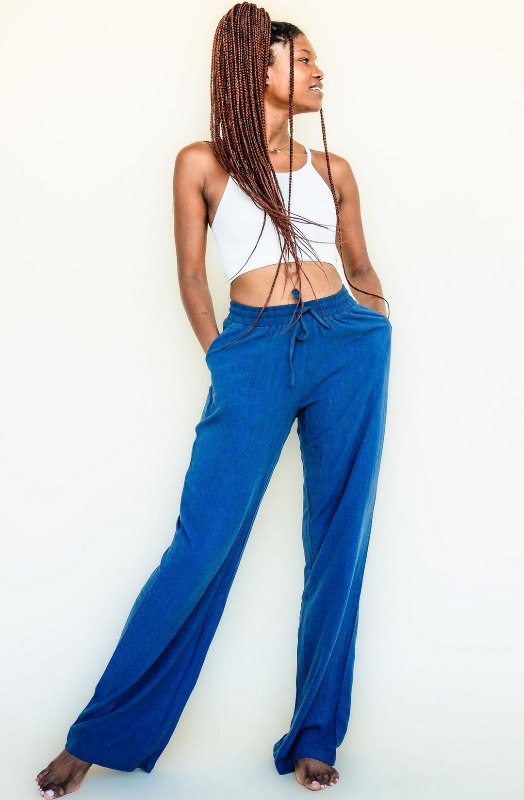 Tall Linen Blend Pants The Elevated Closet