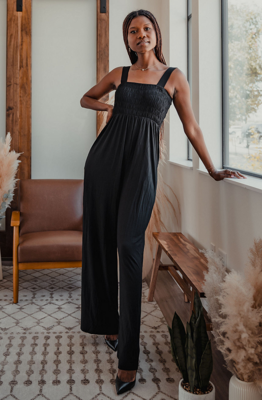 Tall jumpsuit black on sale