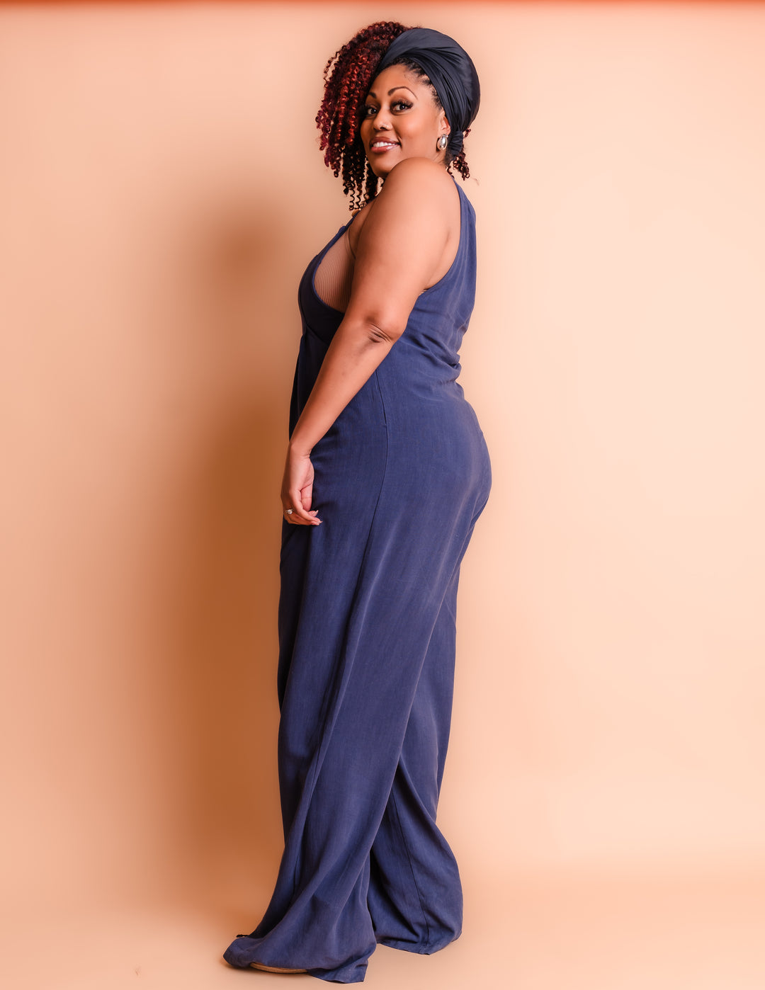 Tall Kami Overall Jumpsuit | Navy The Elevated Closet