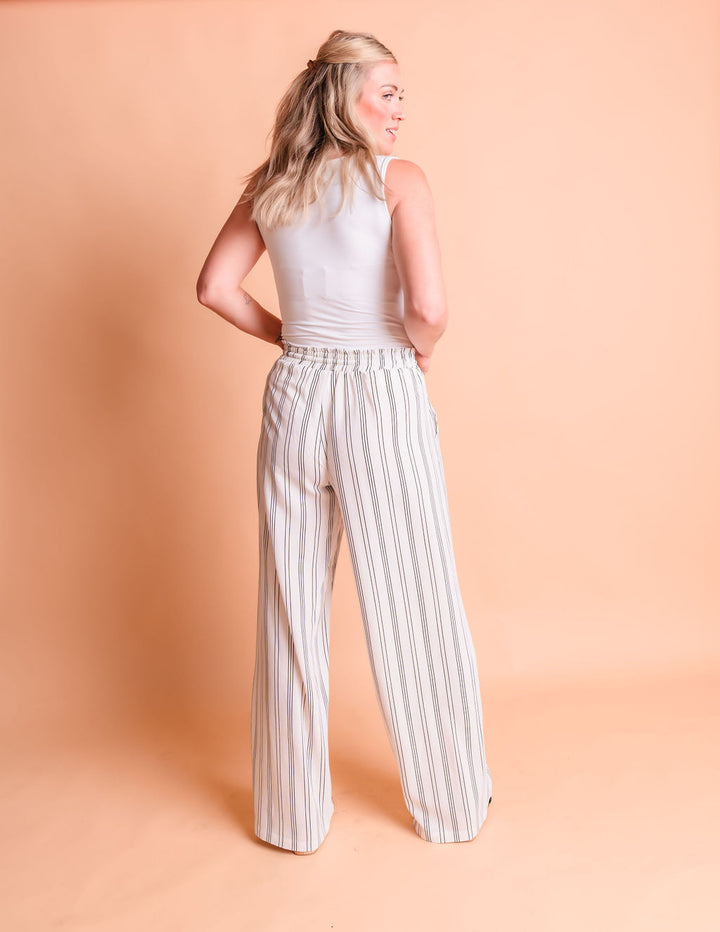 Tall Yacht Pants | Striped The Elevated Closet