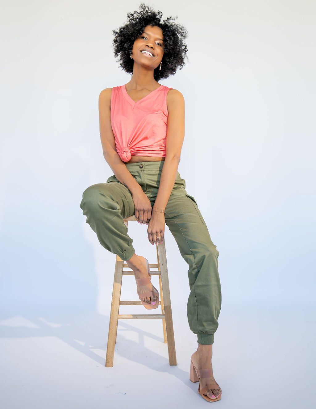 Tall Cargo Joggers | Olive The Elevated Closet