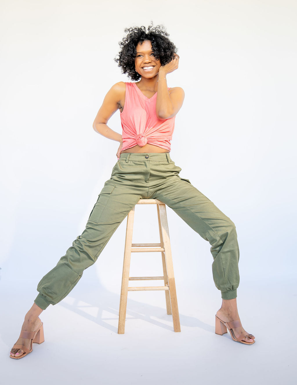 Tall Cargo Joggers | Olive The Elevated Closet