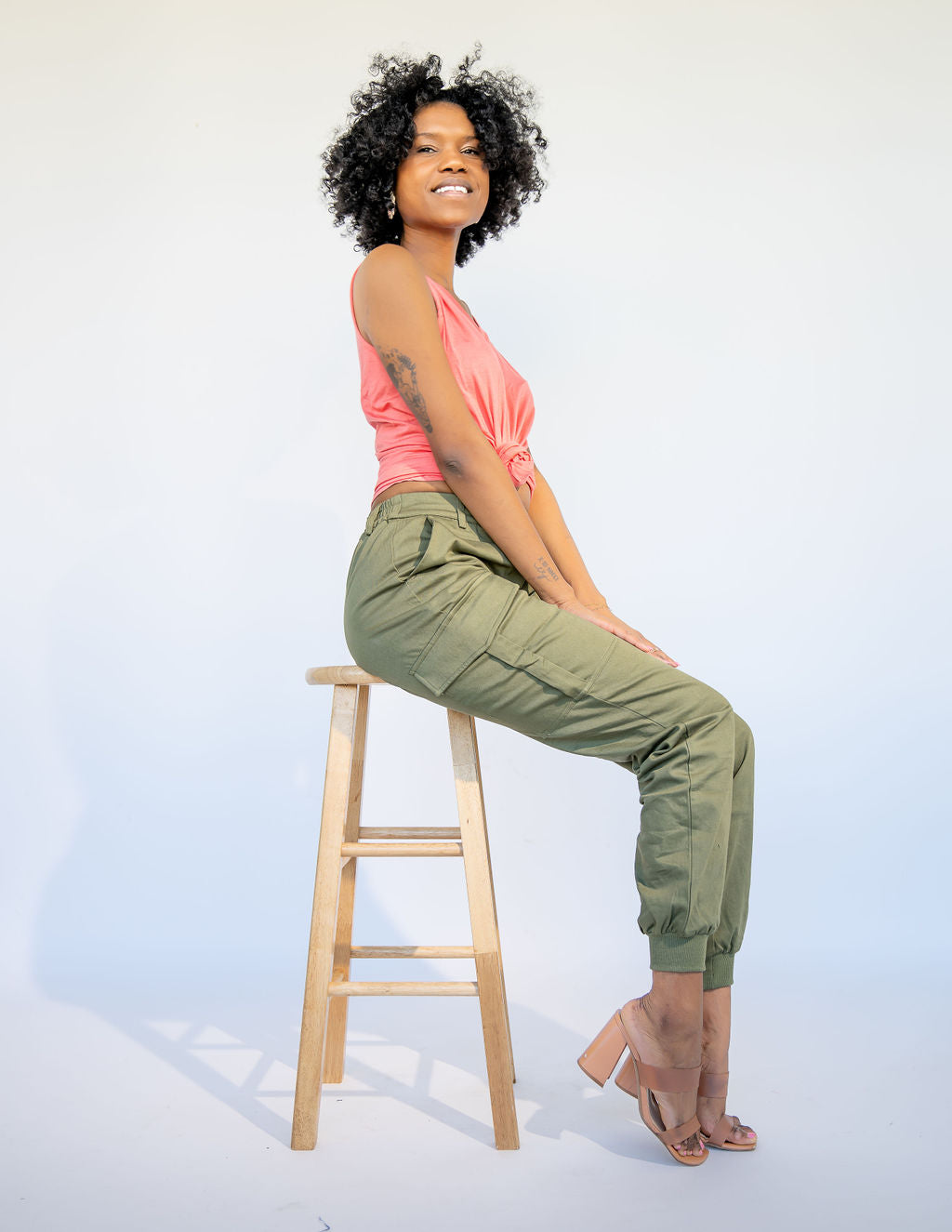 Tall Cargo Joggers | Olive The Elevated Closet