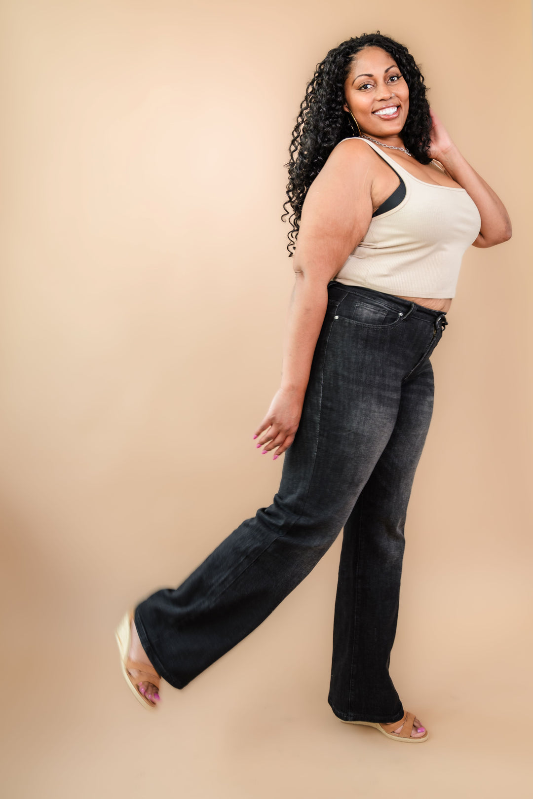 The 90's Tall Boyfriend Jeans | Charcoal Charcoal Non-Distressed The Elevated Closet