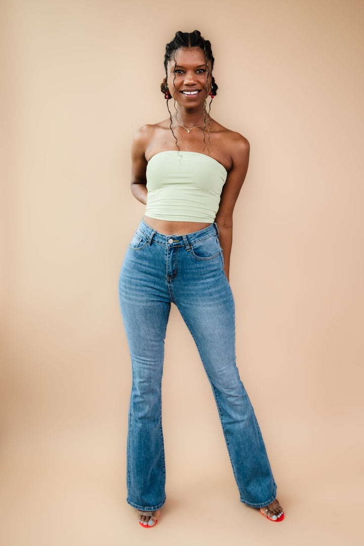 Tall Alicia Flare Jeans The Elevated Closet