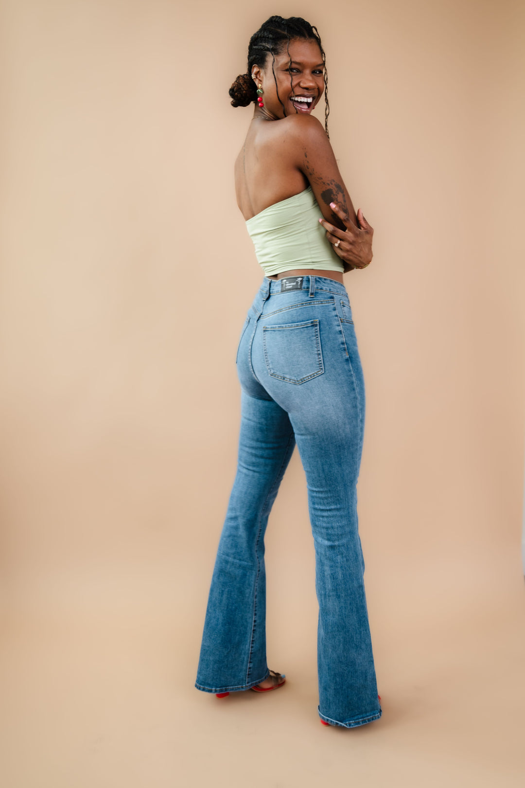 Tall Alicia Flare Jeans The Elevated Closet