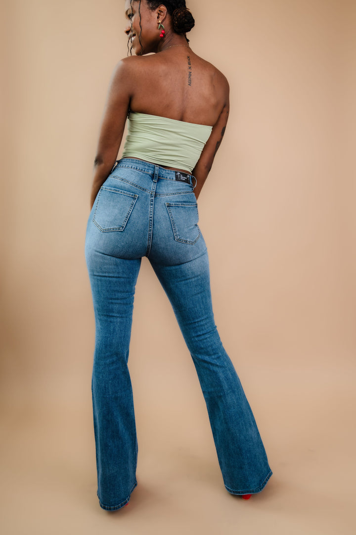 Tall Alicia Flare Jeans The Elevated Closet