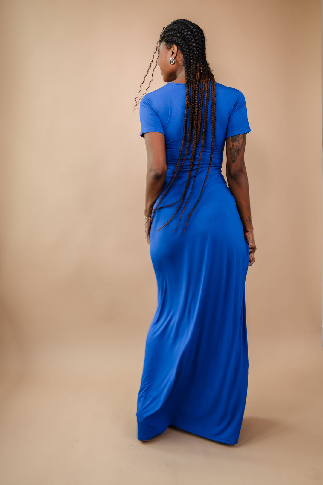 Tall T-Shirt Maxi Dress | Royal Blue The Elevated Closet