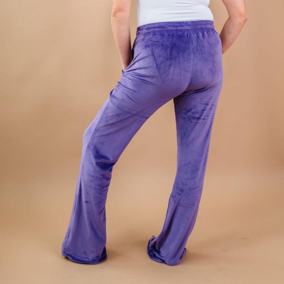 Tall Velour Lounge Pants | Purple The Elevated Closet