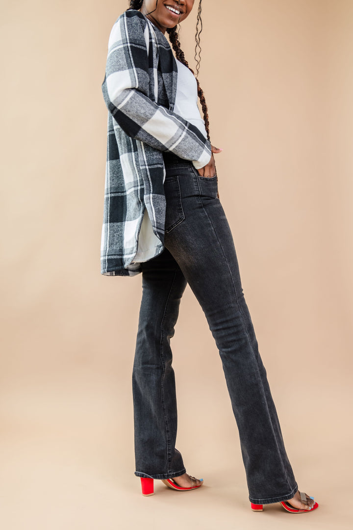 Tall Midnight Mist Bootcut Jeans The Elevated Closet