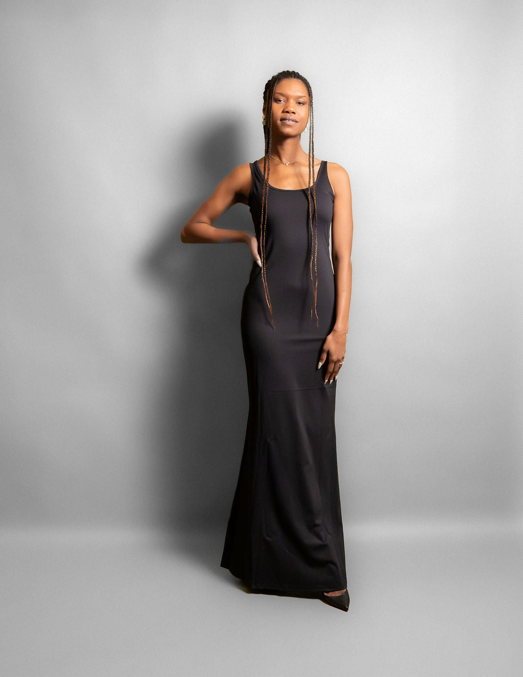 Silk bodycon cheap maxi dress