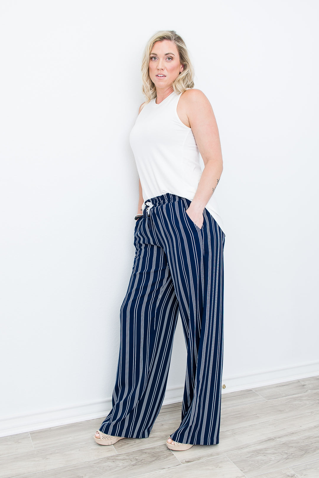 Tall Yacht Pants | Striped The Elevated Closet