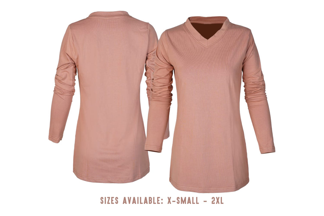 Tall Cotton Long Sleeve Tees Rose The Elevated Closet